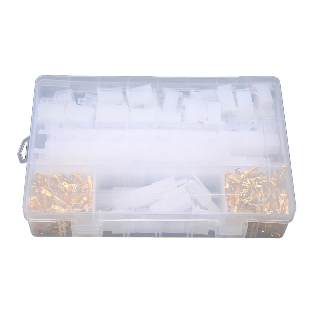 580x Electrical Connector 2.8mm 2 3 4 6 9Pin Terminal Plug Kits for