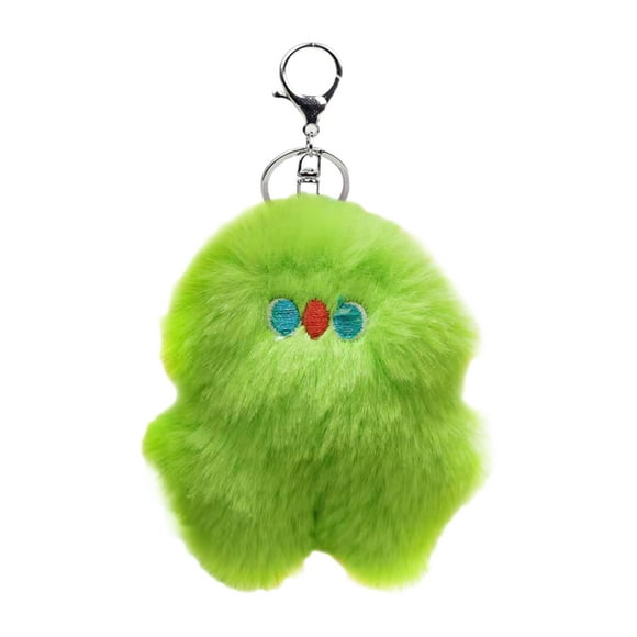 Visland Bag Pendant Exquisite Workmanship Decorative Soft Fluffy Bunny Plush Pendant for Decoration