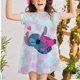 thumbnail image 1 of Vestido de verano con estampado de puntadas de Disney para niñas, ropa para niños de 12 años, vestidos de fiesta de dibujos animados para niños a la moda, dulces y frescos, 2T Gao Jinjia LED, 1 of 2