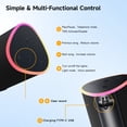 thumbnail image 4 of Advanced Outdoor Bluetooth Speaker with Lights - Ideal Gift for Men, Multi-Sync Capacity for 100 Speakers, Auto-Pairing HD Audio, Cool Tech Gadget, IPX5 Water-Resistant for Patio & Porch, 4 of 8