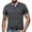 Dark Gray, variant on FRSASU Men's Henley Shirts Cotton Short Sleeve Casual T-Shirt Button Henley Basic Tee Lightweight Summer Top Wine