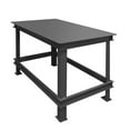 thumbnail image 3 of Durham HWBMT-366030-95 60 x 36 x 30 in. Steel Extra Heavy Duty Machine Table with 1 Shelves, Gray, 3 of 6