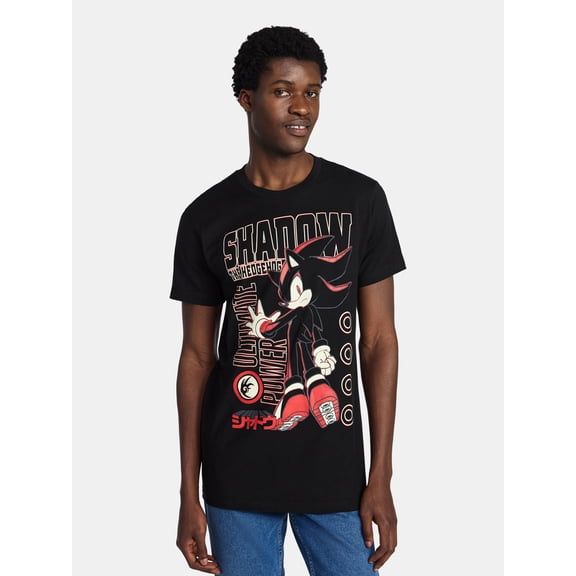 Sonic The Hedgehog Men's and Big Men's Cotton Graphic Tee, Sizes S-3XL
