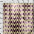 thumbnail image 3 of oneOone Polyester Spandex Purple Fabric Chevron Sewing Material Print Fabric By The Yard 56 Inch Wide, 3 of 4