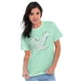 thumbnail image 4 of Hawkeye State Cool Stencil Iowa Hawk Plus Size Crewneck Graphic Tee Shirt Brisco Brands 4X, 4 of 5