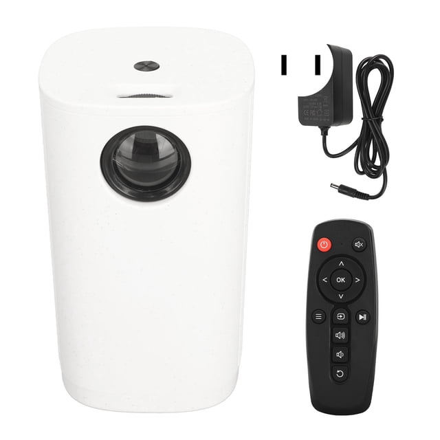 Mini Laptop Projector 1920x1080 Support Same Screen USB AUX Input Interface WiFi LCD Projector for Android for IOS 100‑240V US Plug