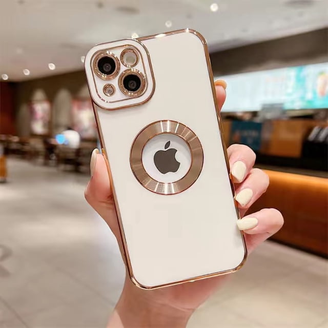 Luxury Fashion Soft Plating Phone Cases For iPhone 14 13 12 11 Pro Max 14 Plus Hollow Out Silicone Protective Cover Accessories xuanjing unisex