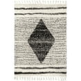 thumbnail image 2 of nuLOOM Kiera Moroccan Diamond Shag Tassel Area Rug, 7' 10" x 10', Black, 2 of 4