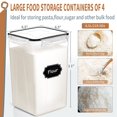 thumbnail image 2 of Recipientes de almacenamiento de alimentos PRAKI extra grandes y altos, 6,5 L (220 ml), 4 unidades, 2 of 7