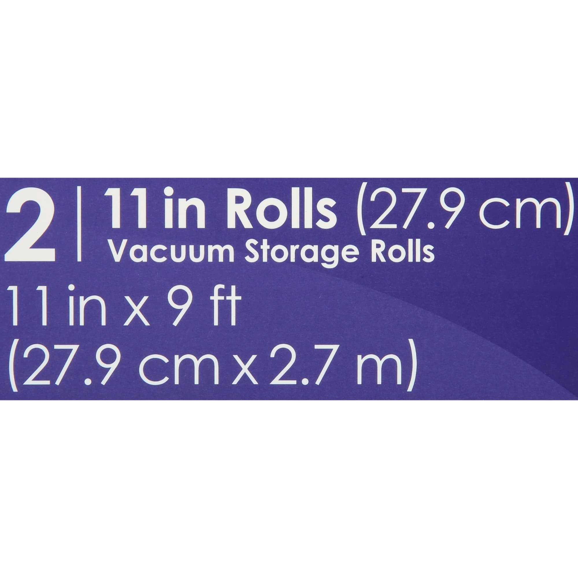 (4 pack) Seal-a-Meal 11" x 9' Vacuum Seal Rolls for Seal-a-Meal and FoodSaver Vacuum Sealers, 2 Pack, Clear