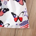 thumbnail image 6 of Fesfesfes Kids Baby Girls Dress Beach Dresses Casual Sleeveless Flag Printed Princess Sundress Summer Dress, 6 of 8