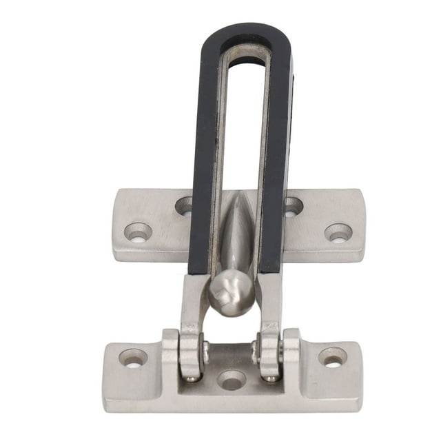 Hebilla de puerta Jadeshay cerradura de Seguridad Acero inoxidable Plata