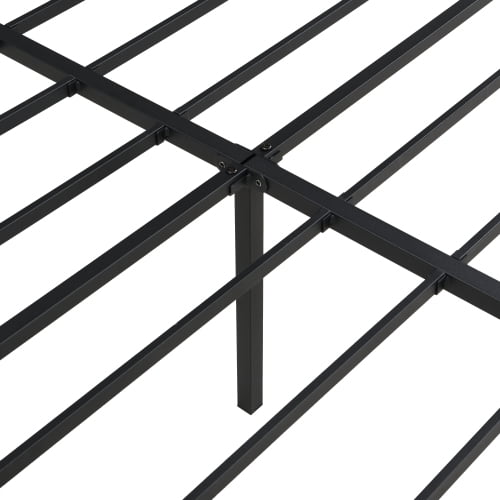 Queen Size Bed Frame , Heavy Duty Metal Bed Frame , Quick & Easy Assembly, No Noise, Black