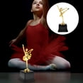 thumbnail image 3 of Copa de trofeo de danza de ballet Copas de trofeo de premio de oro Trofeos de plástico Recuerdos de fiesta, 3 of 6