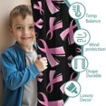 thumbnail image 3 of Blackout Kids Curtains,Pink Breast Cancer Childrens Insulated Curtains Set Of 2,Bedroom Essentials,Toddler Room Decor 42"x54", 3 of 5