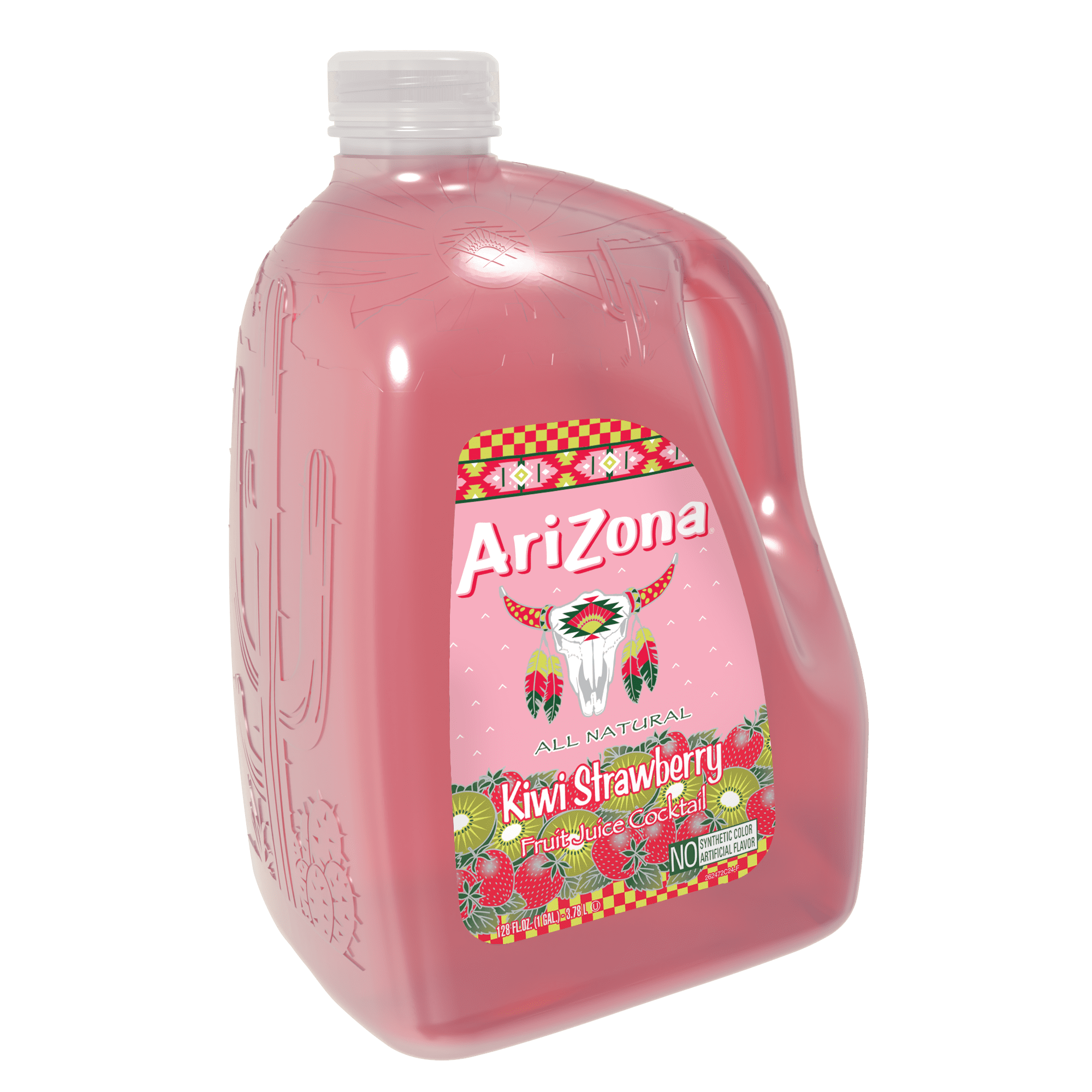 (4 pack) AriZona Kiwi Strawberry Juice Cocktail - 128 fl oz Gallon