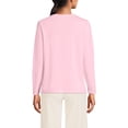 thumbnail image 2 of Lands' End Supima Cotton Long Sleeve Crewneck T-Shirt, 2 of 3