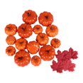 thumbnail image 2 of kusrkot Artificial pumpkins, artificial vegetables for Halloween for assorted size fake 45pcs, 2 of 9