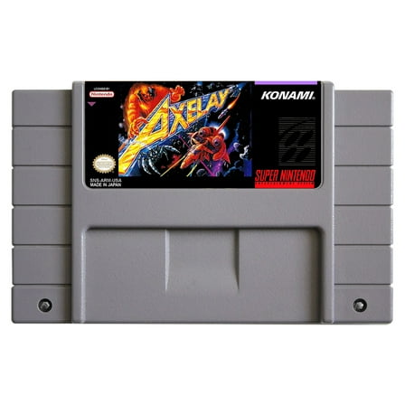 SNES Games Cartridge Axelay