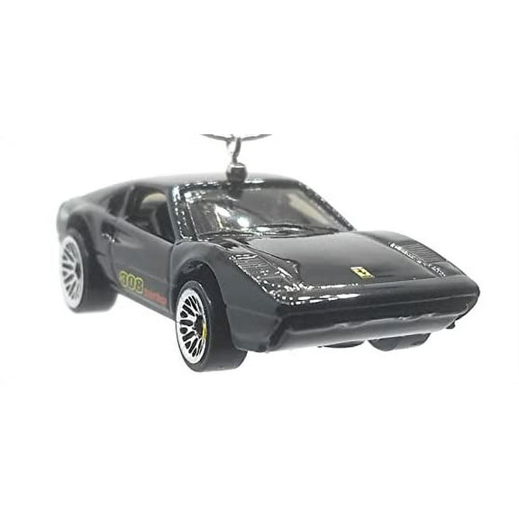 Christmas Ornament for Ferrari 308 Black
