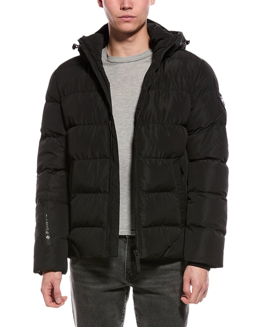 AX Armani Exchange Mens Colorblock Cold Weather Puffer Jacket