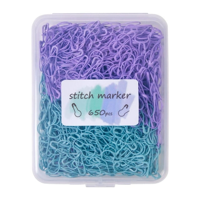 HILABEE 650 Pcs Marqueurs de Points Crochet Marqueurs de Points pour Étiquettes de Vêtements Crochet