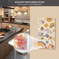 thumbnail image 5 of Yayeee Duplex Wall Plate 1-Gang 4.5"x2.7" Home Receptacle Light Switch Decorative Outlet Cover, Beige Retro Rainbow, 5 of 7
