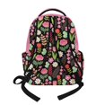 thumbnail image 3 of Whosucclay Floral Bunny 17 Inch Daypack for Girls Boys, Lightweight Adjustable Straps Casual Kids Bookbag for Elementary School High School Kindergarten, 3 of 8