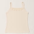 thumbnail image 4 of WMTBSRSW Womens Lace Trim Camisole Tank Tops Scoop Neck Spaghetti Strap Sleeveless Top Basic Tank for Layering Beige Small, 4 of 8