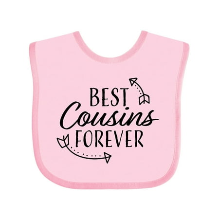 

Inktastic Best Cousins Forever with Arrows Gift Baby Boy or Baby Girl Bib