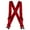 Red, variant on Welch 2 Inch Super Tuff Stuff X-Back Clip On Work Suspender (Men)