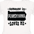 thumbnail image 4 of Inktastic Someone in Pennsylvania Loves Me Boys or Girls Long Sleeve Baby Bodysuit, 4 of 5