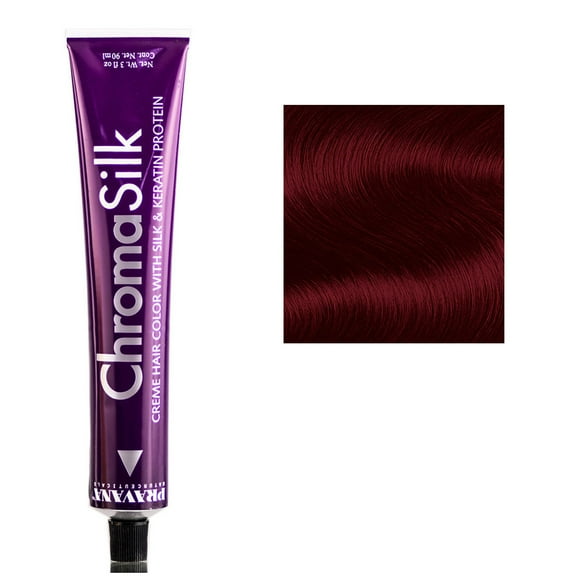 PRAVANA - ChromaSilk Permanent Creme Hair Color [ 5.66/5RR Light Intense Red Brown ] 3 Oz. * BEAUTY TALK LA *