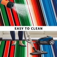 thumbnail image 5 of Mexican Serape Outdoor Rug for Patio/Deck/Porch, Non-Slip Large Area Rug 3 x 5 Ft, Colorful Stripes Vertical Lines Abstract Indoor Outdoor Rugs Washable Area Rugs, Camping Rug Carpet Runner, 5 of 8