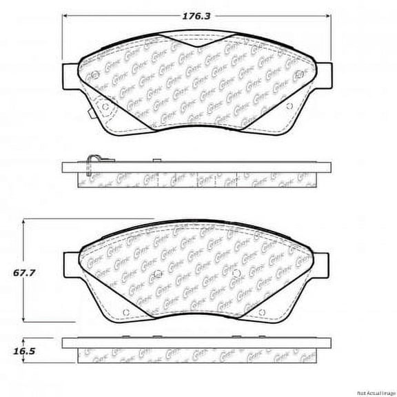 Centric Parts - Ceramic Pads