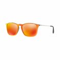 thumbnail image 1 of Ray-Ban RB4187-63206Q Chris Orange Silver Square Red Gafas de sol con lentes de espejo Ray-Ban RB4187-63206Q, 1 of 1