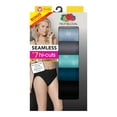 thumbnail image 2 of Fruit of the Loom Women's 360 Stretch Seamless Hi-Cut Brief Underwear, 6+1 Bonus Pack, 2 of 9