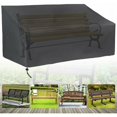 thumbnail image 3 of Elegante funda para banco de patio al aire libre, tela de poliéster de alta densidad impermeable, ajuste universal para la mayoría de los bancos, 3 of 5