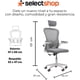 thumbnail image 2 of Silla Ejecutiva para Oficina Escritorio con Reposapies Reclinable Y Giratoria Asiento para Trabajo Ergonómica Respaldo Acojinados (Gris), 2 of 8