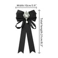 thumbnail image 2 of INSPIRE CHIC Women's Pre-Tied Neck Tie Ribbon Elegant Bowknot Bow Tie Bow Tie Brooches, 2 of 5