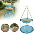 thumbnail image 4 of Hanging Bird Bath Plastic Bird Bath Plate Hanging Tray For Outdoors Deer Feeders for Yard Keyword Hummingbird Feeder Glass, 4 of 6
