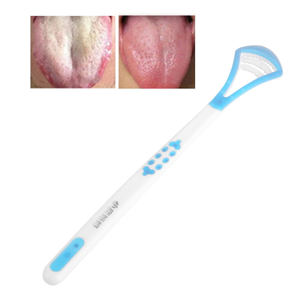 Greensen Silicone Tongue Cleaner Dualside Usable Scraper Oral Hygiene