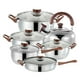 thumbnail image 4 of Set of Kitchen Frying Pan Saucepan Stainless Steel Pan Frying Pan Stockpot, 4 of 6