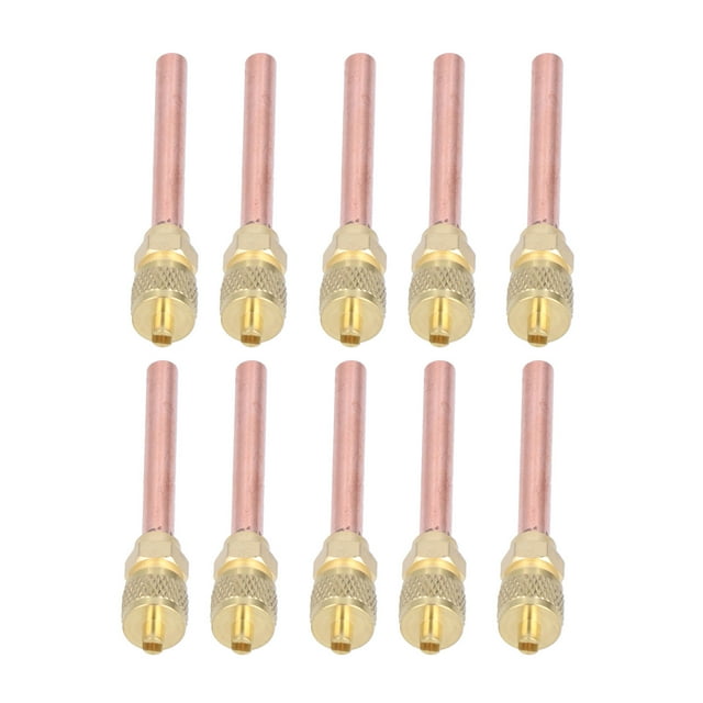 Service Access Valve, 10Pcs Multi Purpose HVAC Service Valve For Air Conditioning Repair For Home For HVAC System For R22 R12 R134