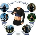 thumbnail image 7 of ANYFIT WEAR Sauna Shirt for Men Workout Sports Sweat Suit Long Sleeve T-Shirt Body Shaper Shirts, 7 of 7
