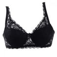 thumbnail image 2 of Sexy Lady Padded Push Up Bra Embroidered Lace Bra Add Cups Bra Underwire Embroidery Lace Bra 32-40B, 2 of 7