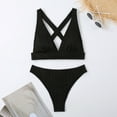 thumbnail image 3 of BeAi Two Piece Swimsuit for Women Over 50 Bikini Sets for Women Sexy Thong Swimwear for Women Tummy Control One Piece Modest Tankini Sets for Women Criss Cross Back Previous Orders, 3 of 6