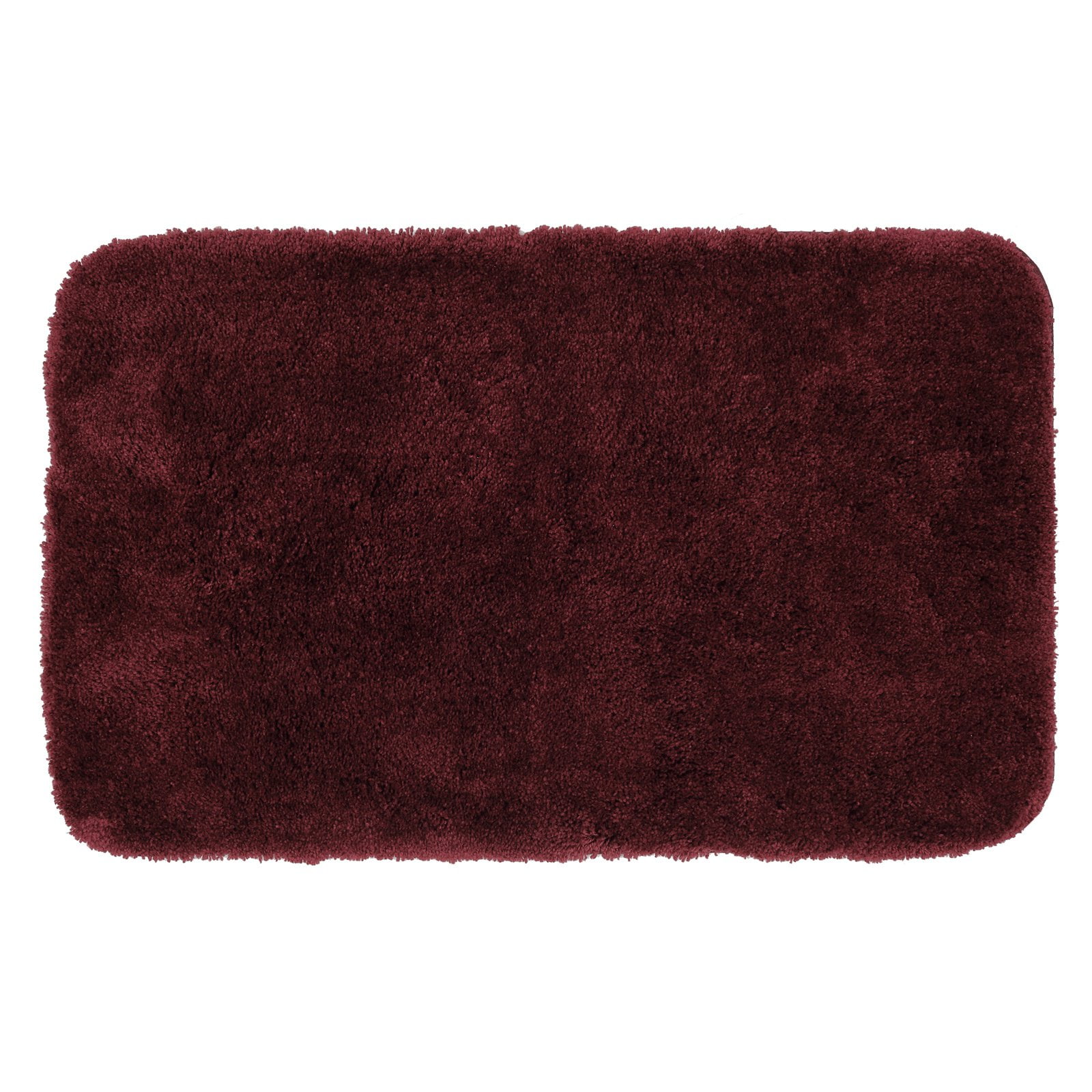 Hastings Home 2-Piece Bathroom Rug Set, Burgundy 22-in x 35-in