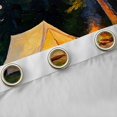 thumbnail image 4 of Erosebridal Watercolor Jungle River House Curtains Pack of 2 (42x84 Each) for Kids Teens,Camping Tent Curtains Blackout for Boys Girls,Super Cozy Room Decor, 4 of 6