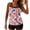 Z009_Blue, variant on Plus Size Two Piece Tankini Swimsuit for Women 4th Of July 2026 Tummy Control Full Coverage Bathing Suits